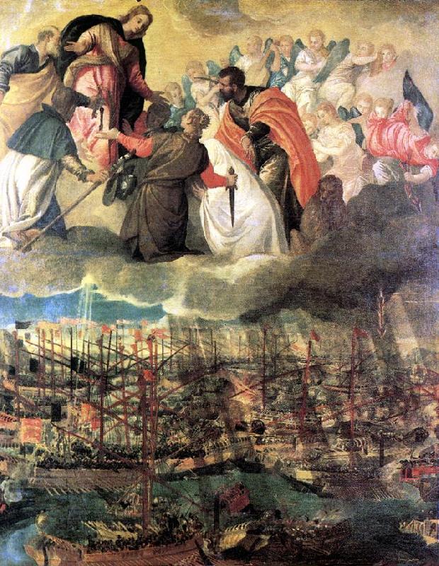 VERONESE (Paolo Caliari) Battle of Lepanto er oil painting picture